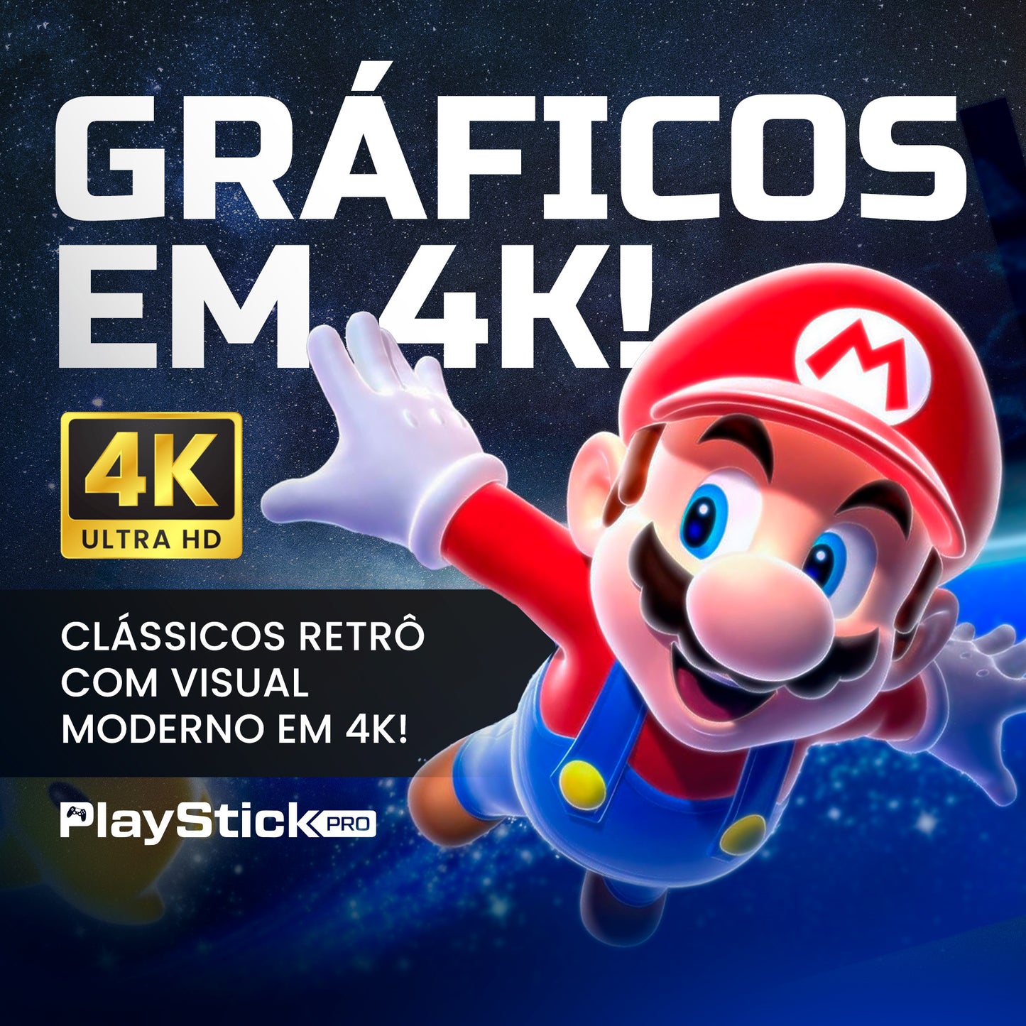 PlayStick Pro + Game Portátil Grátis